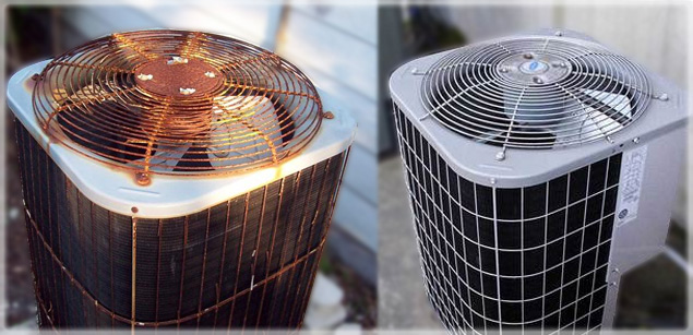 replace old air conditioner with a new air conditioning